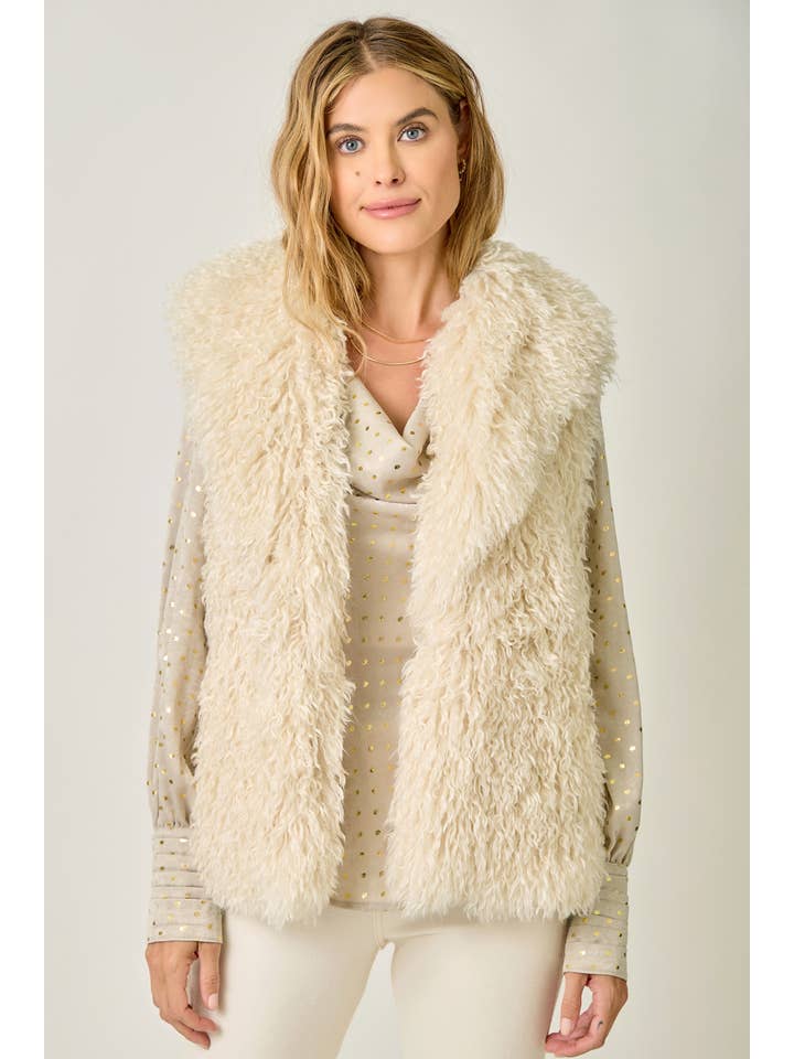 Mystree - Venta al por mayor Chaleco de abrigo - Mujer - Chaleco de Piel Sintética Peluda 612429