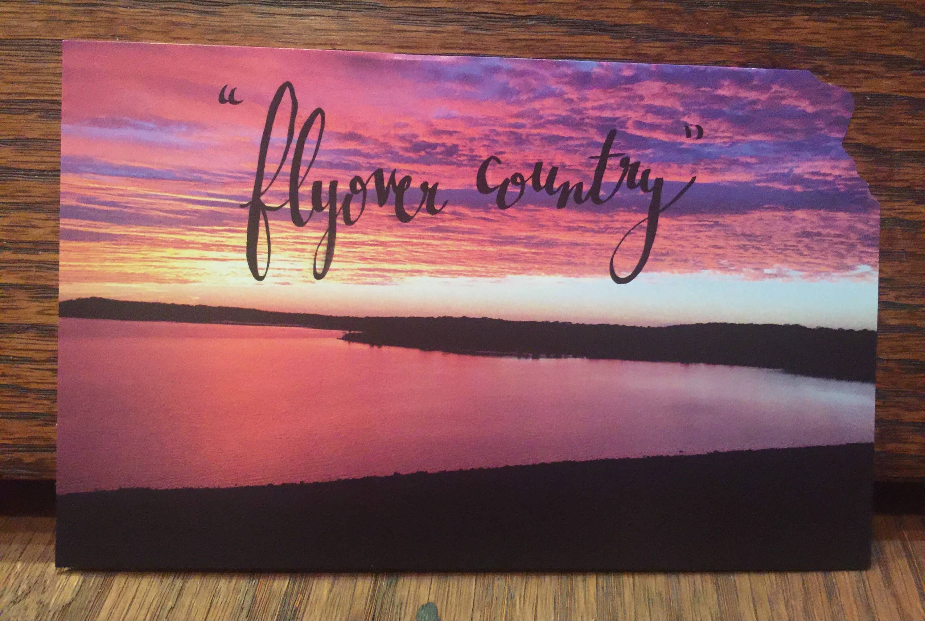 Something Beautiful - Wholesale Postcard -  "Fly Over Country" Kansas Sunset Postcards1