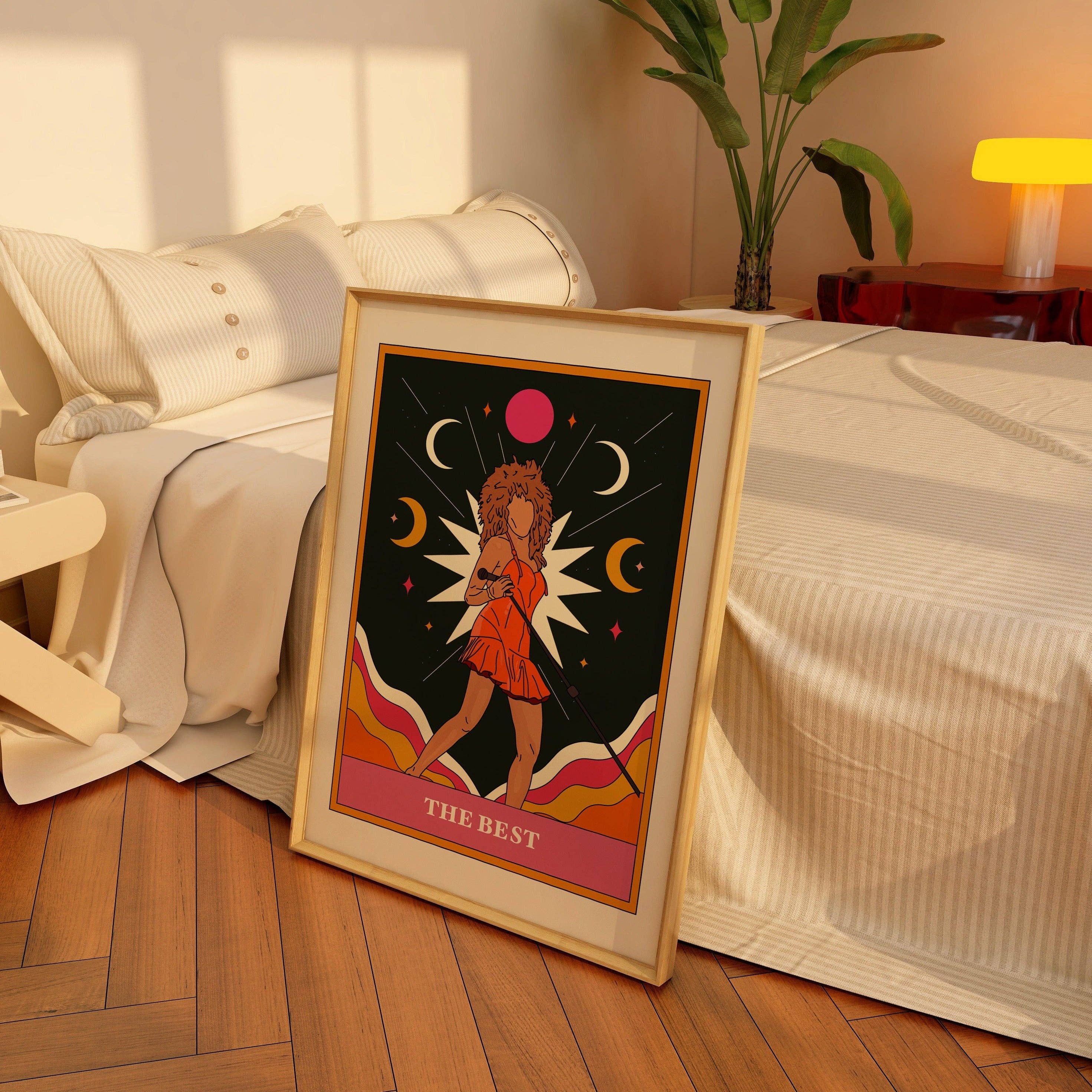 Twisted Rebel Designs - Wholesale Art Print - Tina Turner Card Art Print4