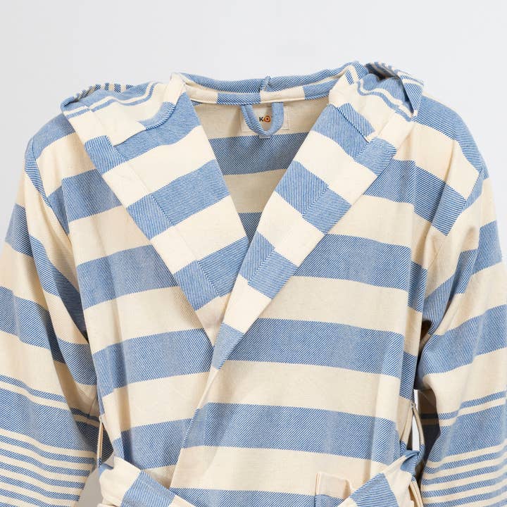 Kikoya - Wholesale Robe - Unisex - Bathrobe Turkish Cotton LightWeight Summer Hood Kimono Robe 28