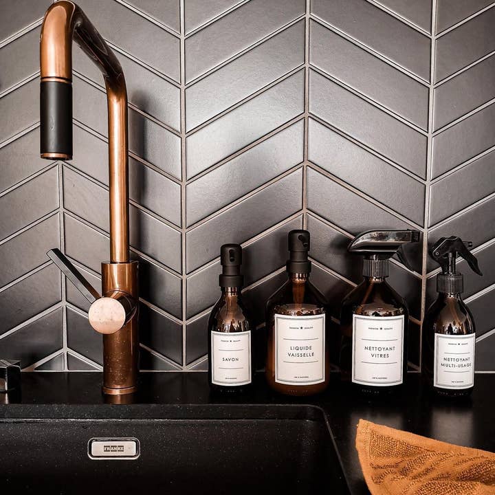 Les Flacons de l’Apothicaire – Frasco de spray por atacado – Frasco âmbar multiuso para limpeza1