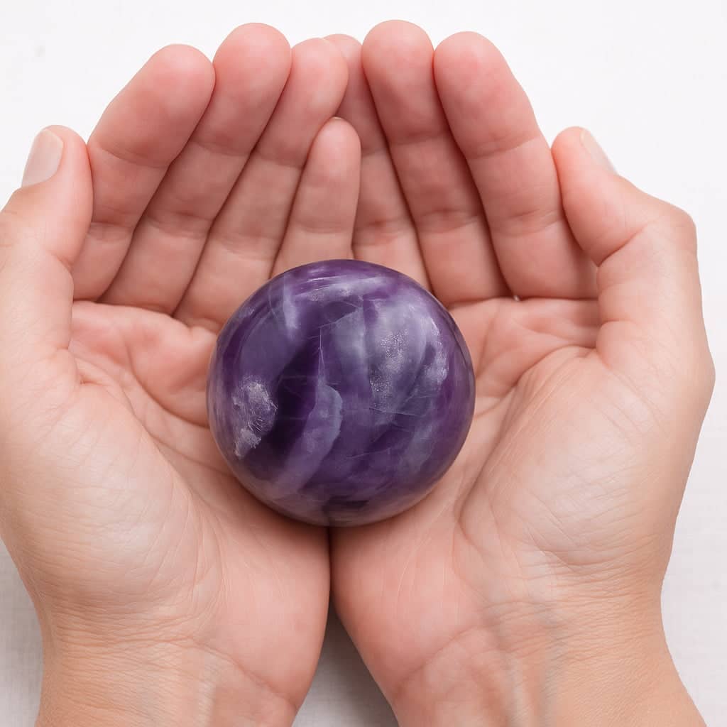 Tiny Rituals - Wholesale Spiritual Stone/Crystal - Rare Rainbow Fluorite Spheres - AAA Premium Quality30
