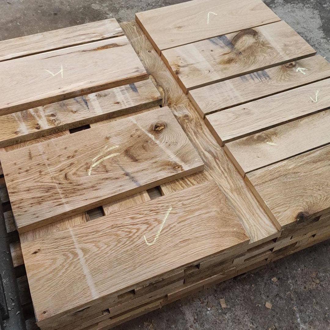 Cravtboard - Wholesale Cutting Board - Pallet of oak boards 50cm, 0.89m³, European oak BC4