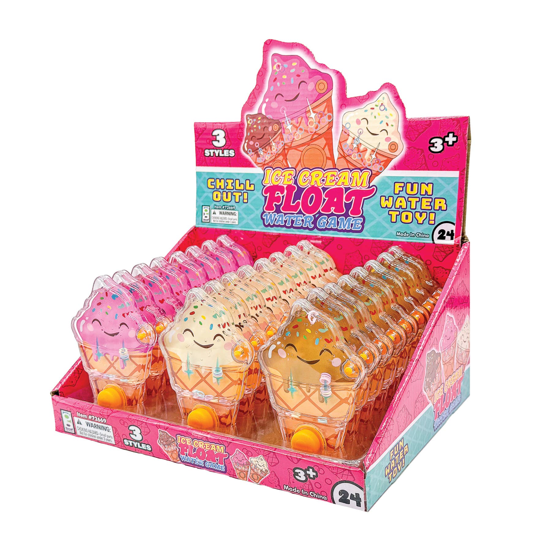 Geddes - Vente Jouet classique – enfant - JEU D'EAU AVEC GLACE FLOTTANTE 24/DSP1