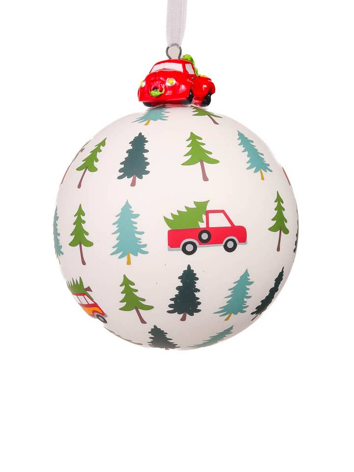 White/Green Ball Ornament for wholesale by Starlight Collection