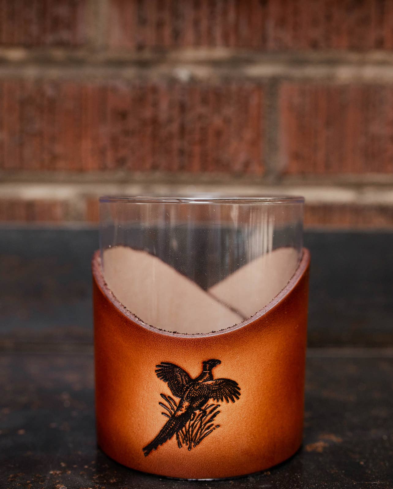 Lindy Leather – Copo de coquetel/álcool por atacado – Pele Rocks Vidro - Barware Leve Mancha Artesanal9