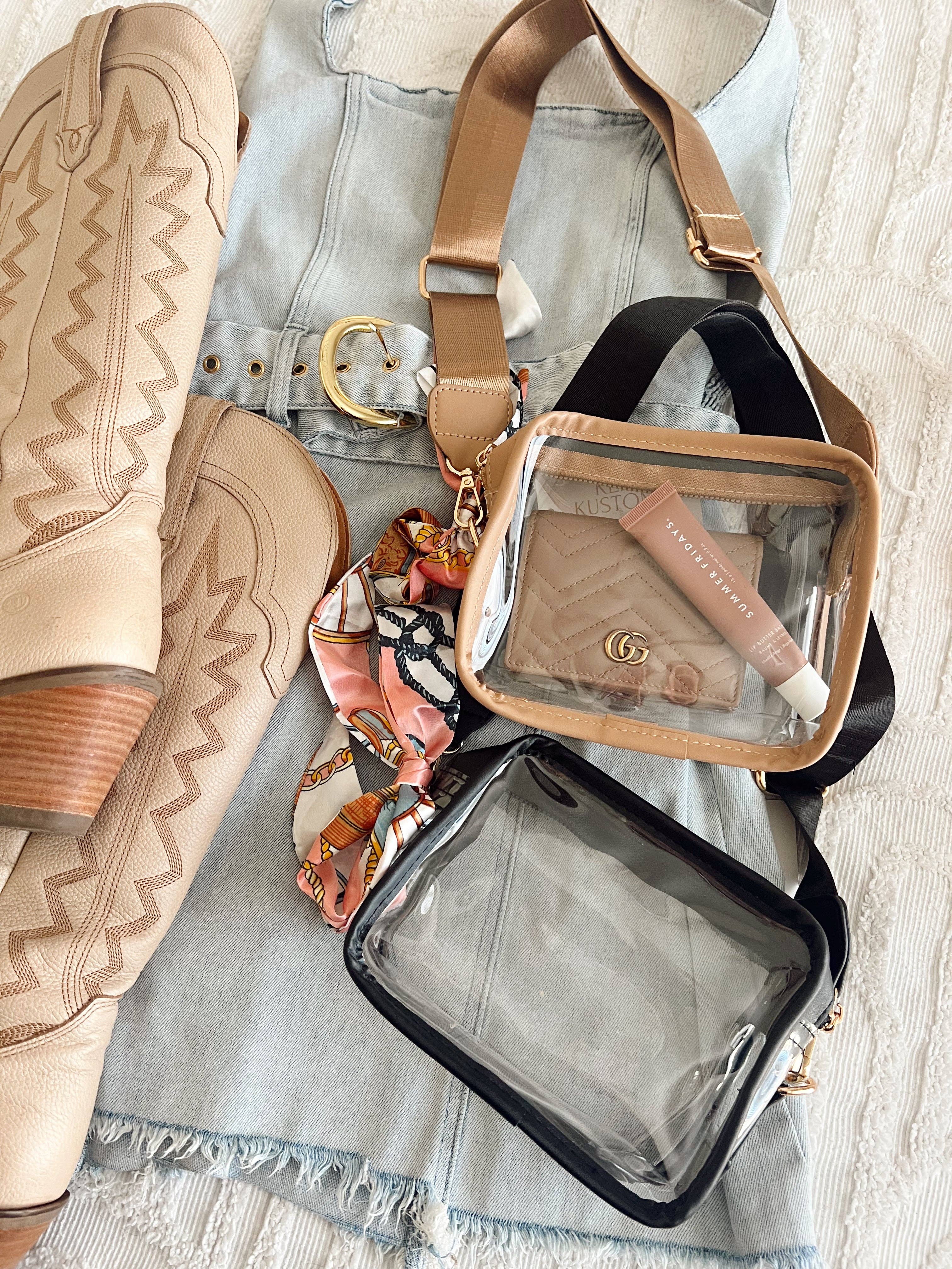 KENZKUSTOMZ - Vente Sac à bandoulière – femme - Sac à main clair pour jour de match + concert - PRÊT À EXPÉDIER2