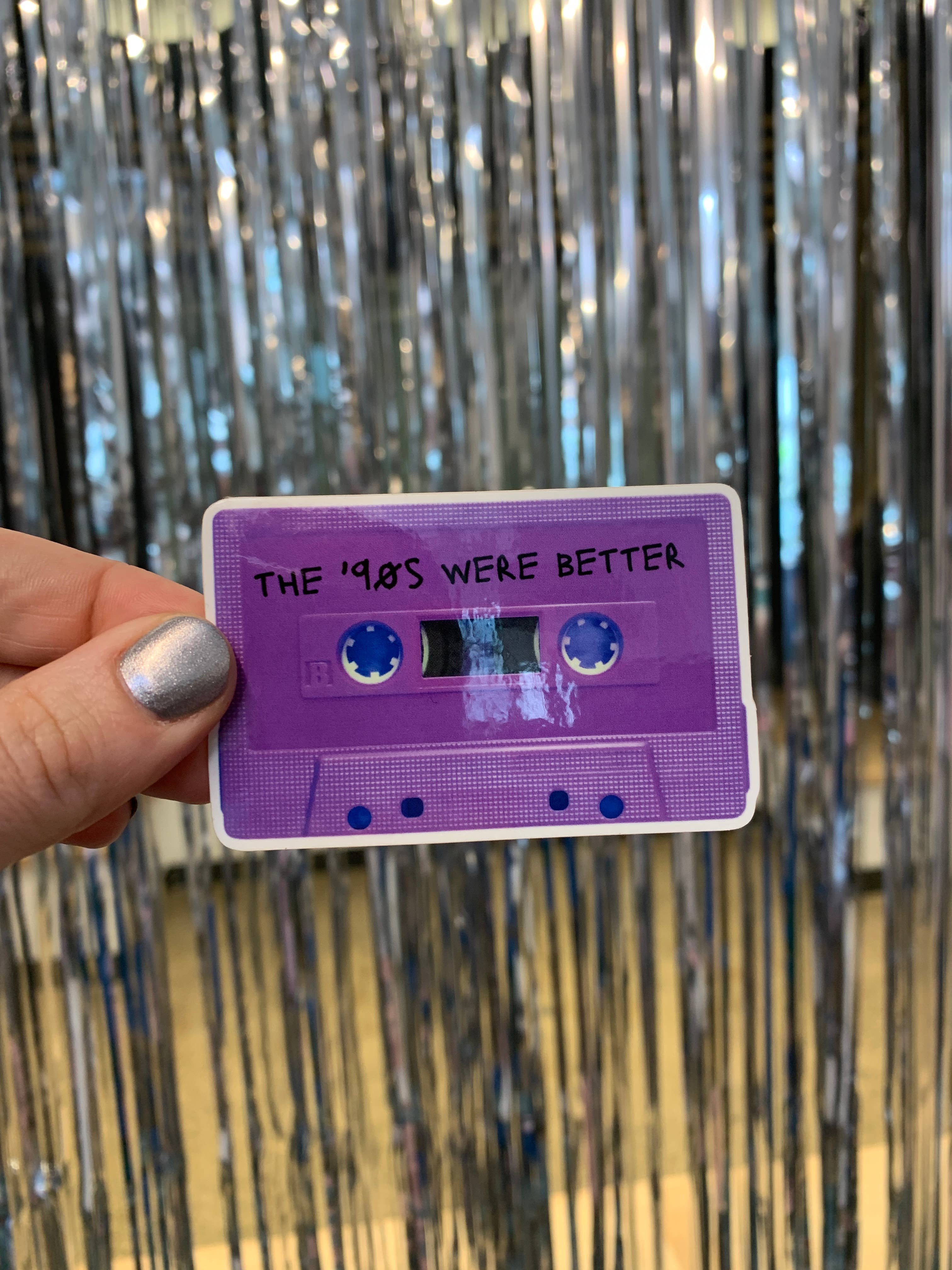 GetBullish – Großhandel Aufkleber – Die 90er Waren Besser Glänzender Gestanzter Vinyl Neunziger Aufkleber2