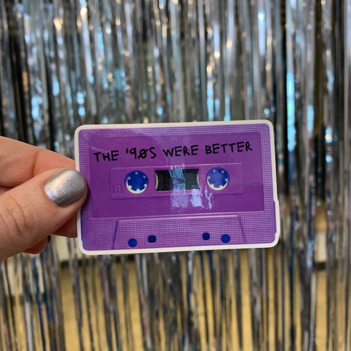 GetBullish – Großhandel Aufkleber – Die 90er Waren Besser Glänzender Gestanzter Vinyl Neunziger Aufkleber2