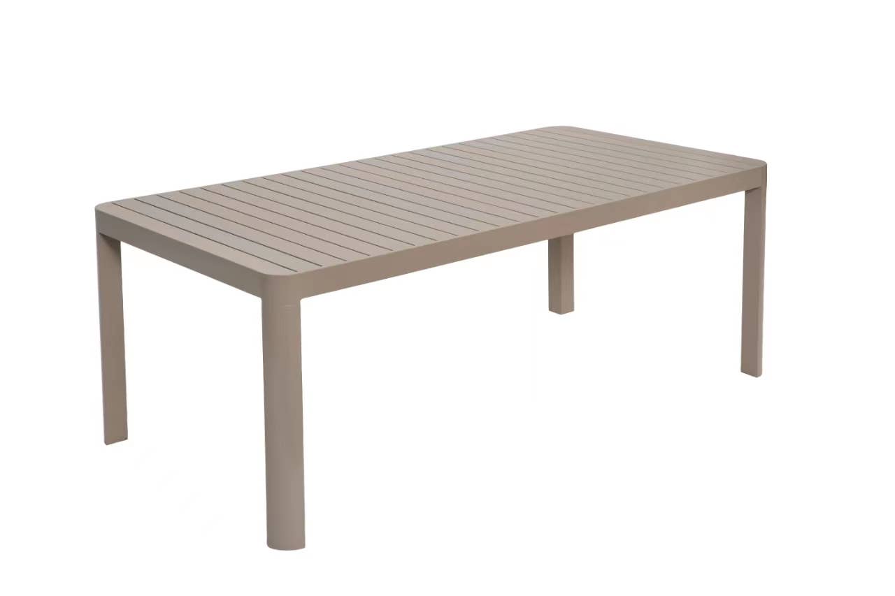 LIFE IS - Wholesale Patio Table - Extendable aluminum table 195/255x100x76.5h dove gray1