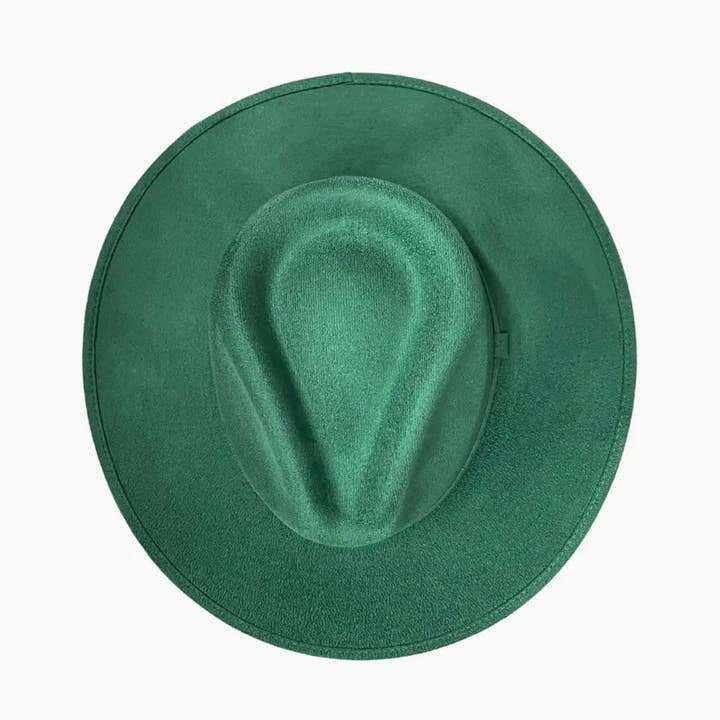 Chapeau Fedora Vert Emeraude avec Personnalisation LOCO pour la vente par Margarita