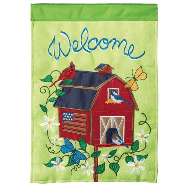 Welcome Barn Birdhouse for wholesale by Cottage Garden