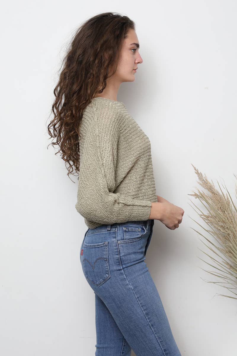 ANGIE - Wholesale Knit Sweater - Women's - XHQ18-ASIS OPEN KNIT LIGHT WEIGHT PULLOVER SWEATER31