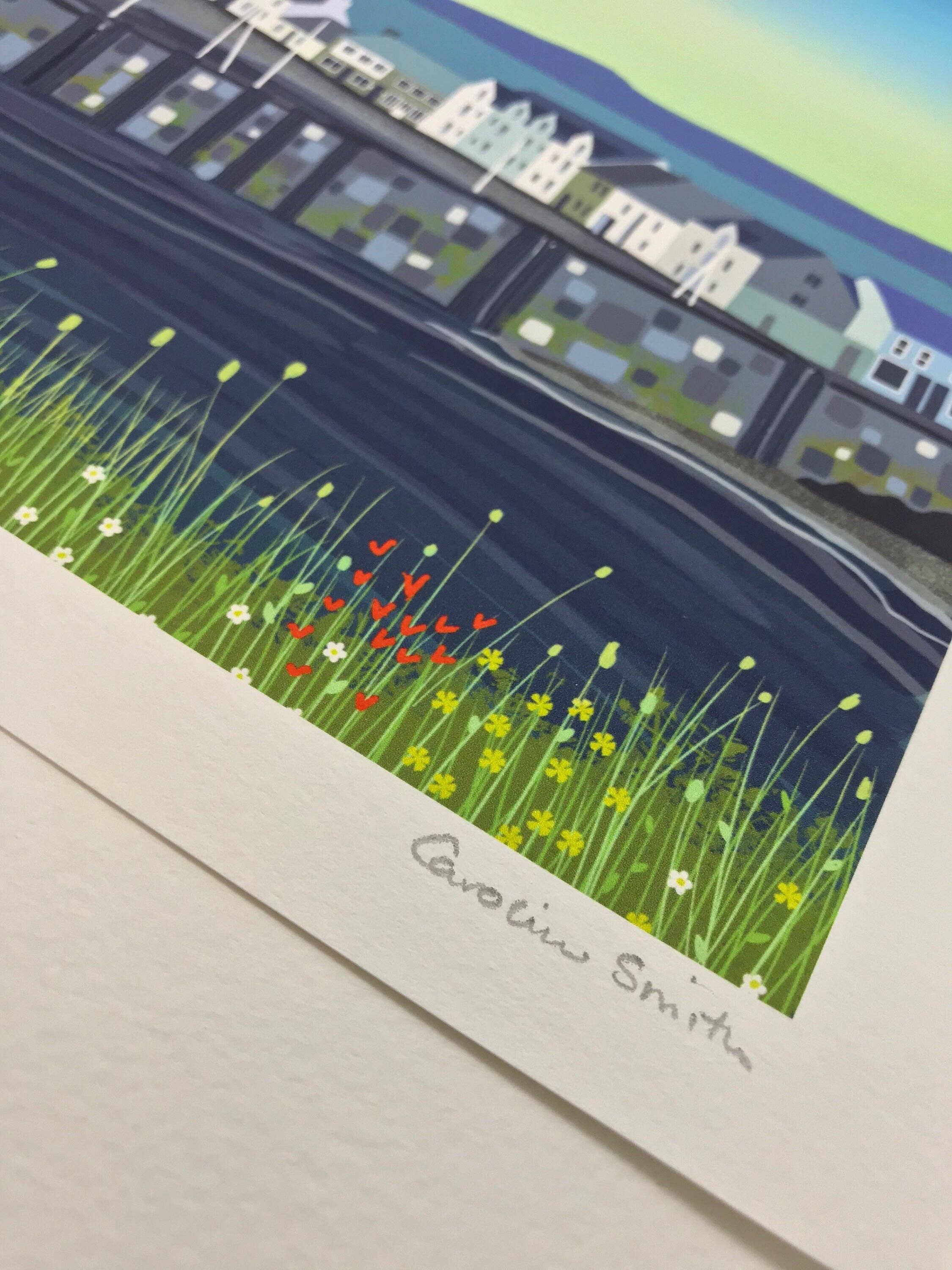 Galloway Arts - Wholesale Art Print - Isle of Whithorn Scottish Travel Poster  | Scottish Landscape | Wall Art | Made in Scotland | Quality Giclee Art Print signed by the Artist5