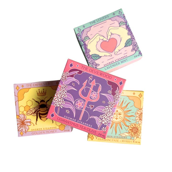 Sow the Magic - Wholesale Shower steamer/bomb - The Lovers Shower Steamer Set in Lavender Mint5