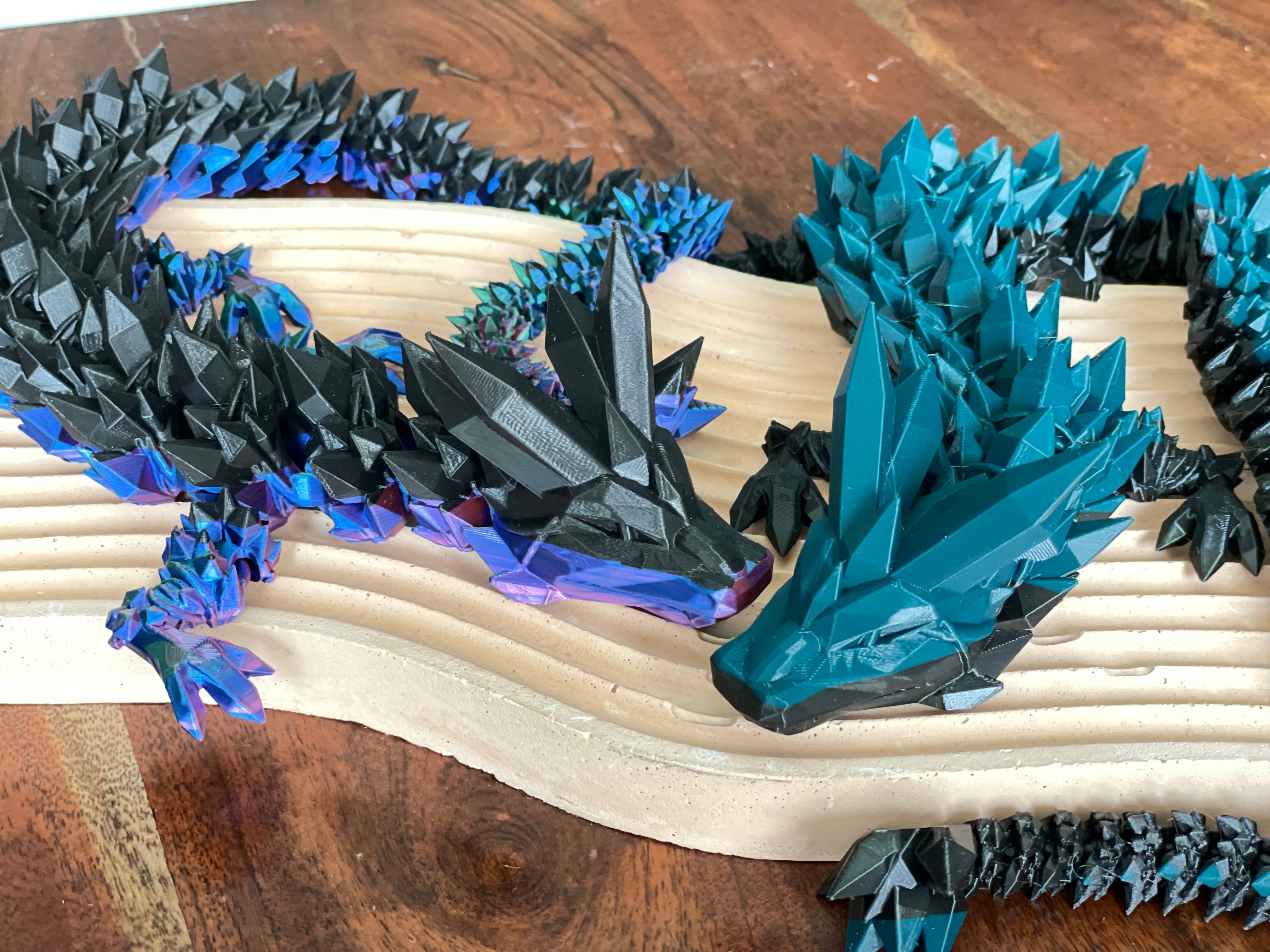 Cloud Nine 3d Studio - Wholesale Fidget Toy - Kids - Articulated Crystal Dragon, Fidget Toy, Dragon Lover Gift1