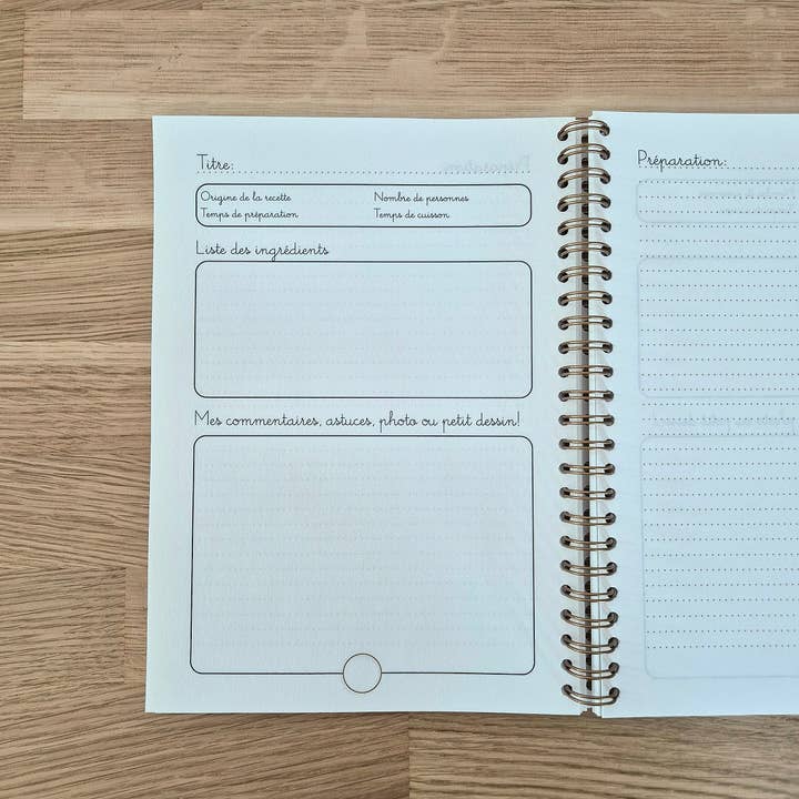 Les Petites Hirondelles - Venta al por mayor Recetas - Cuaderno de recetas de temporada - A52