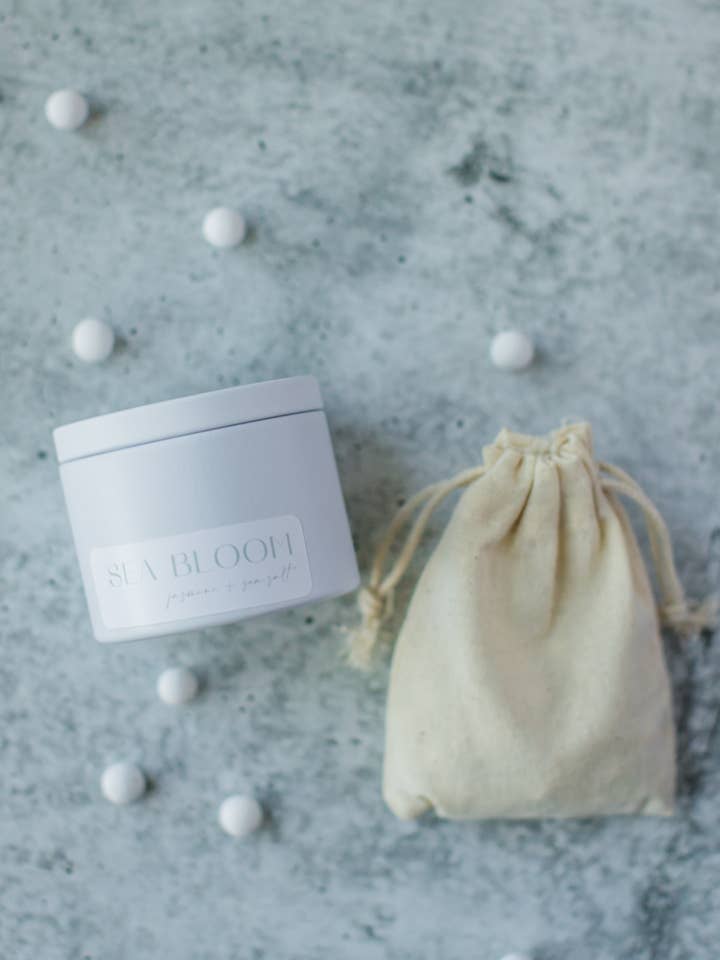 Scent Diffusing Ceramic Bead Sachet- SEABLOOM for wholesale by Dahlia Fragrance