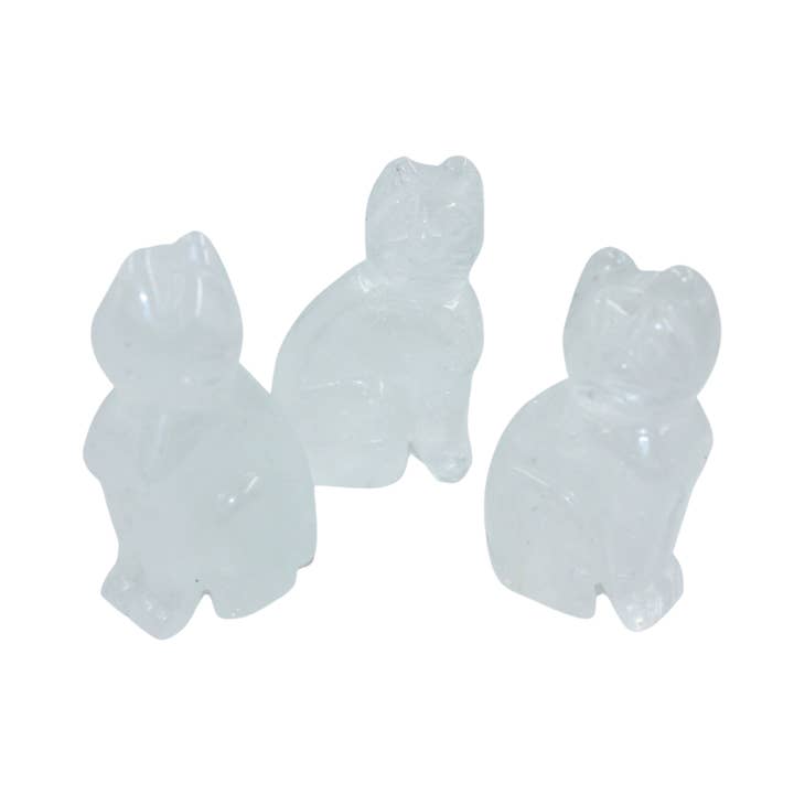 Crystal Cat - Clear Quartz Large for wholesale by Earths Elements Wholesale