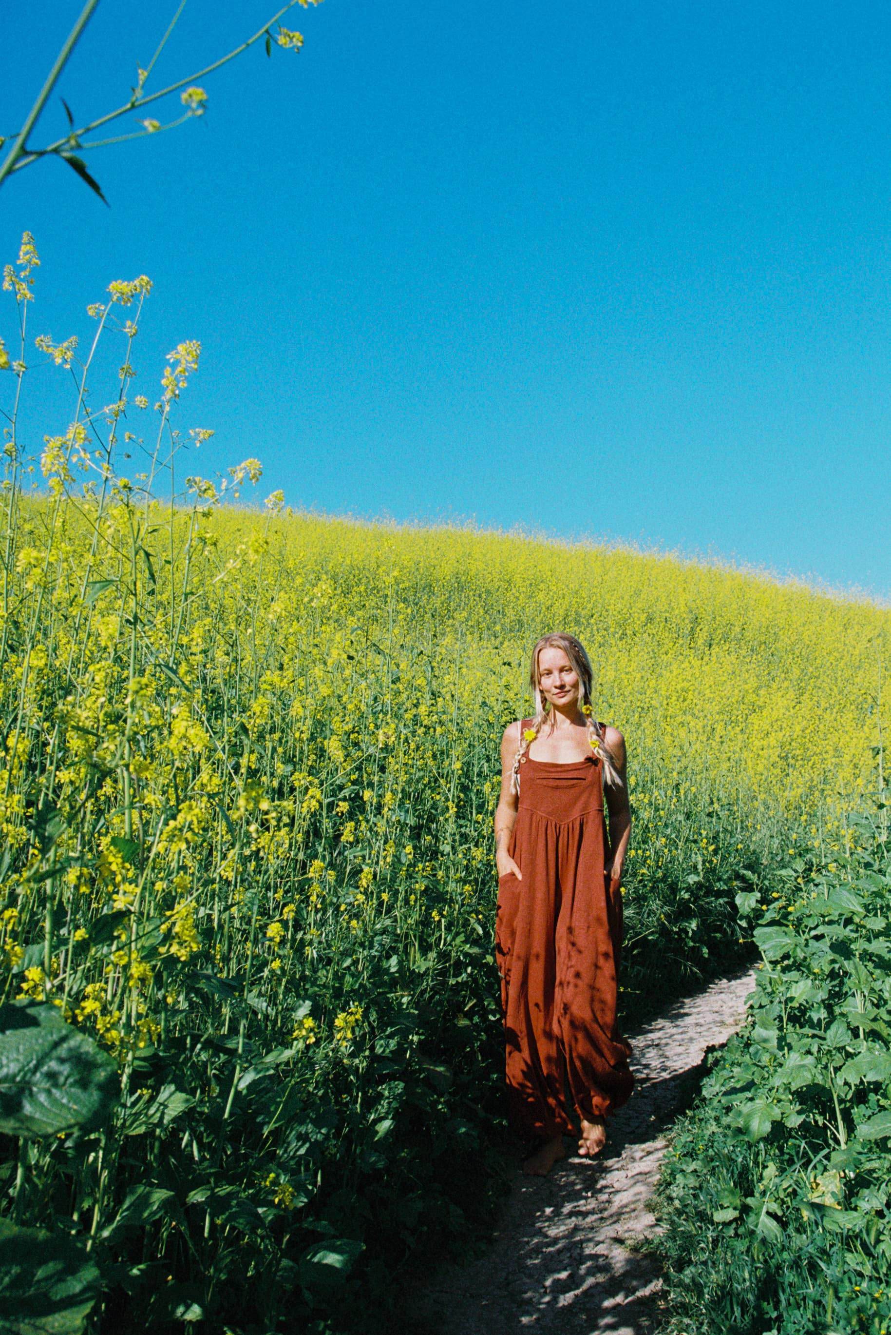 Gardenbelle Shop - Vendita all'ingrosso Salopette - Unisex - Salopette in CANAPA Organica Fibra Naturale Regolabile Boho Tuta7