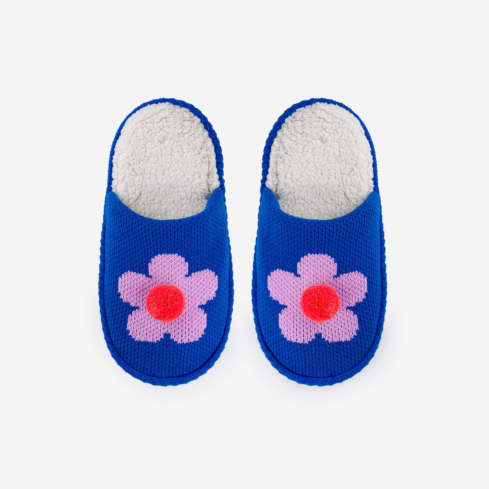 VERLOOP | knits – wholesale Tofflor - Unisex – Flower Pom Slide Tofflor0