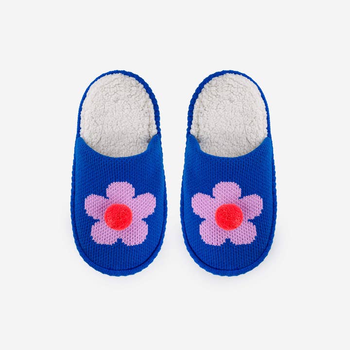 VERLOOP | knits – wholesale Tofflor - Unisex – Flower Pom Slide Tofflor