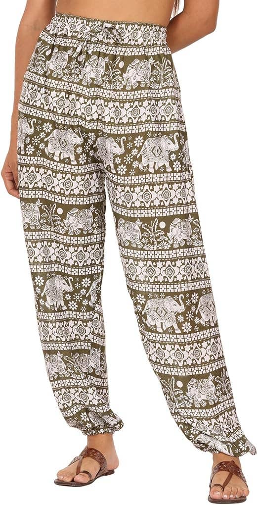 bhavnas boutique – Großhandel Hose – Damen – 5 Stück Verschiedene indische Haremshosen, Unisex-Yogahosen3
