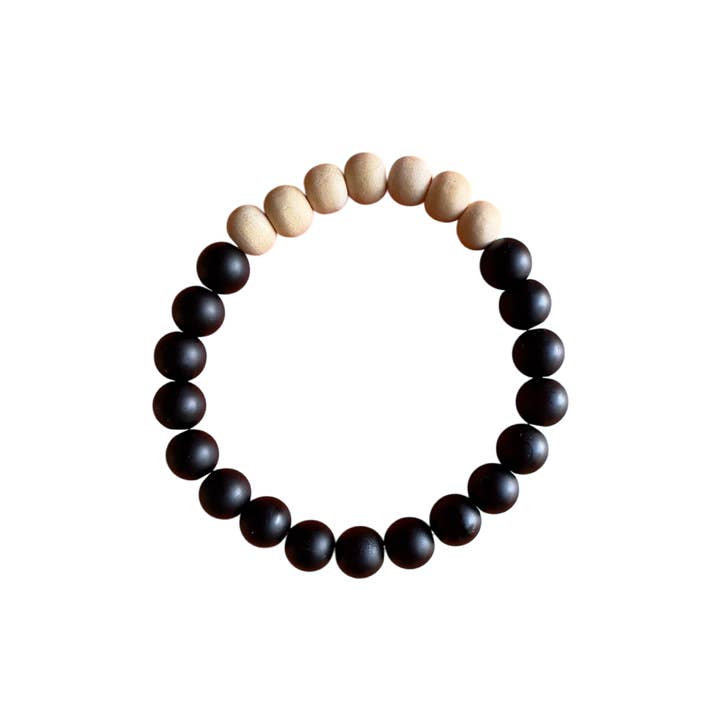 Batu Suci Handmade Jewelry - Wholesale Beaded Bracelet - One Day at a Time Diffuser Bracelet | Onyx Aromatherapy Bracelet1