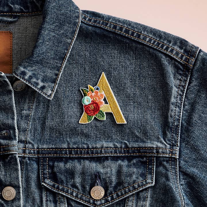 Rifle Paper Co. - Wholesale Patch - Garden Party Monogram Patch1