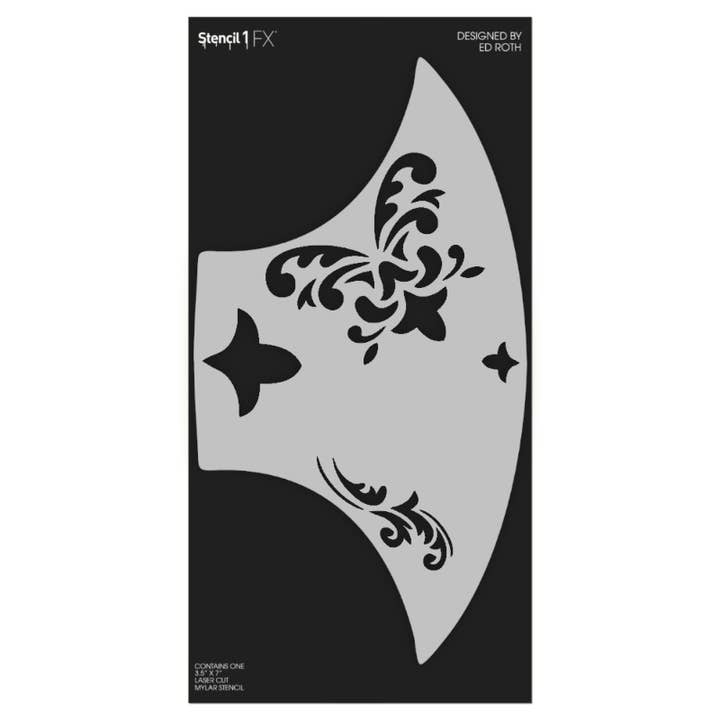 Stencil1 - Wholesale Makeup/Cosmetic Bag - Eye Flourish 2 Makeup Stencil