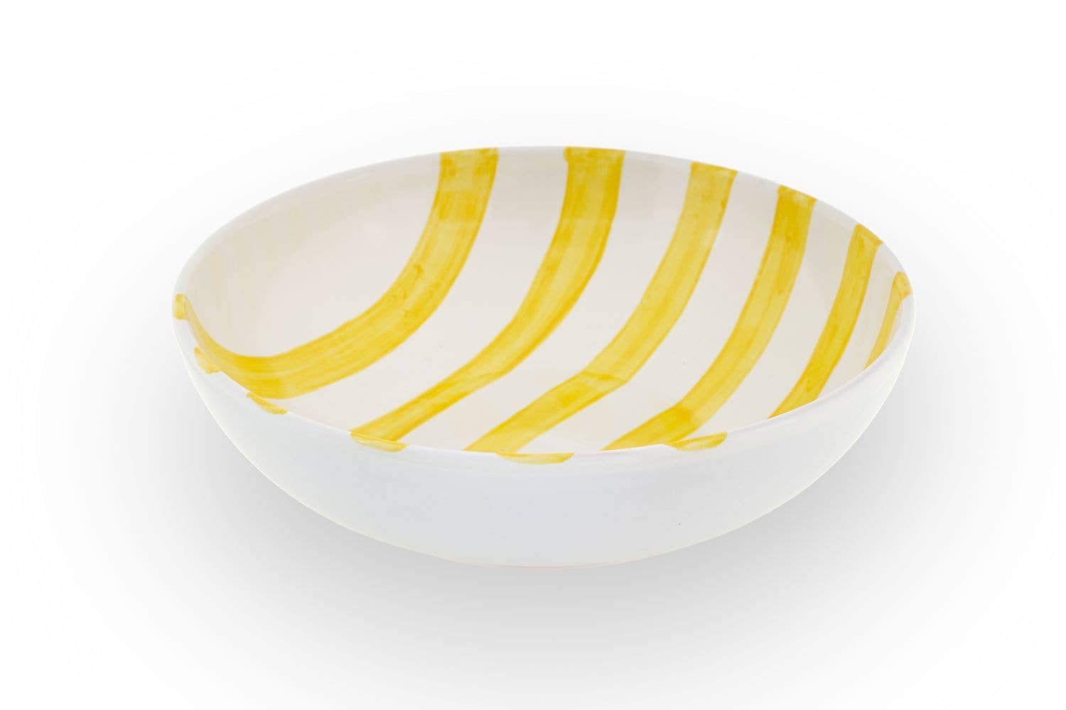 Blue Positano Bowl Yellow Stripes  for wholesale on Faire1