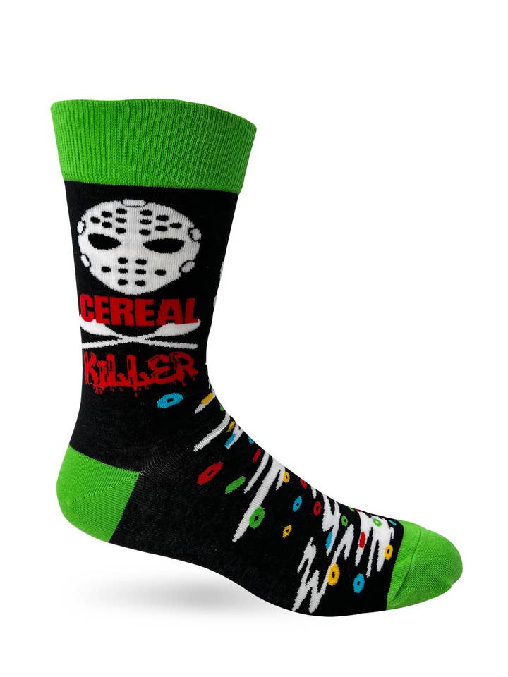 Fabdaz - Wholesale Socks - Men's - Cereal Killer Men's Novelty Crew Socks1