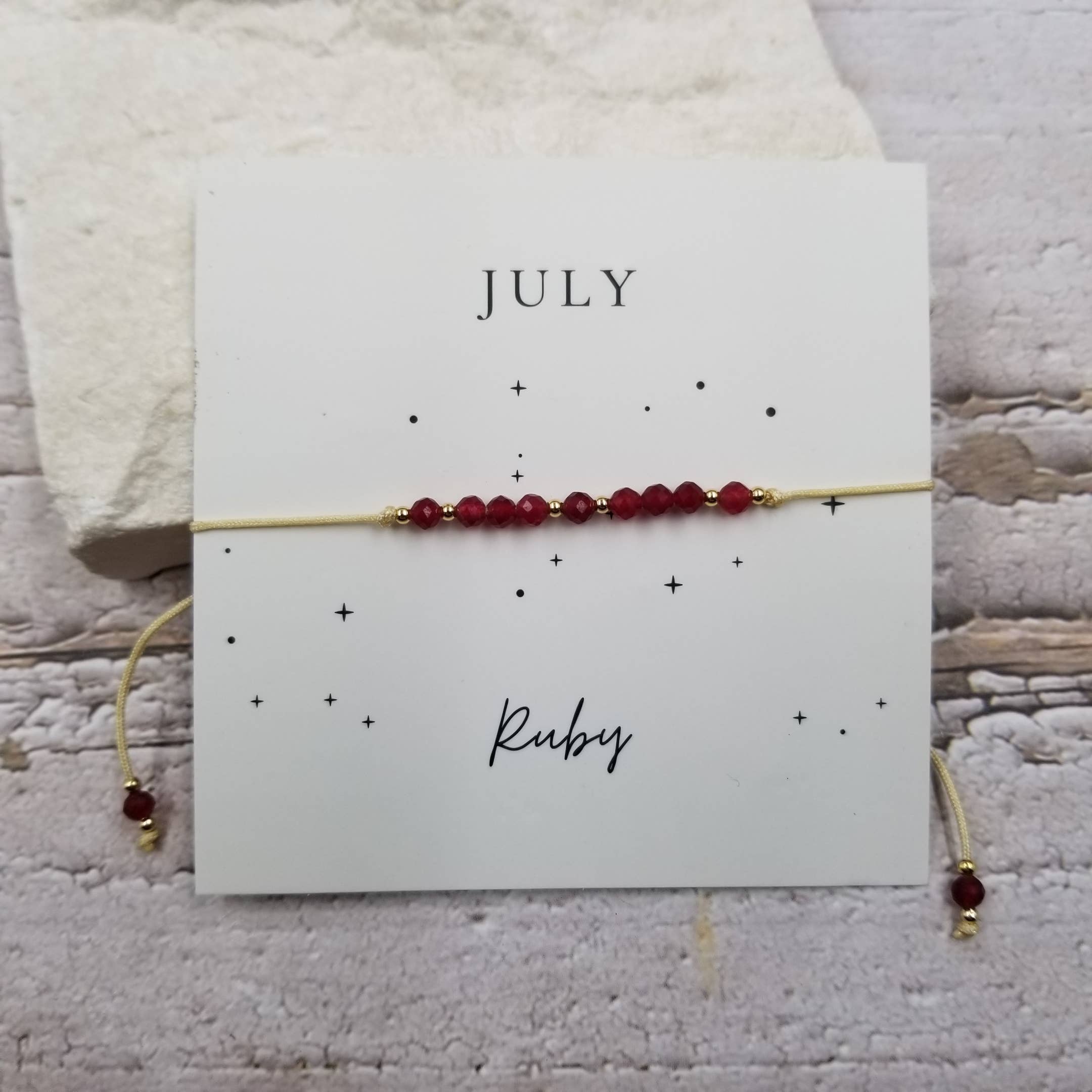 Treasure Wholesale - Wholesale Beaded Bracelet - Handmade Crystal & Copper Bead Birthday Month Bracelet6