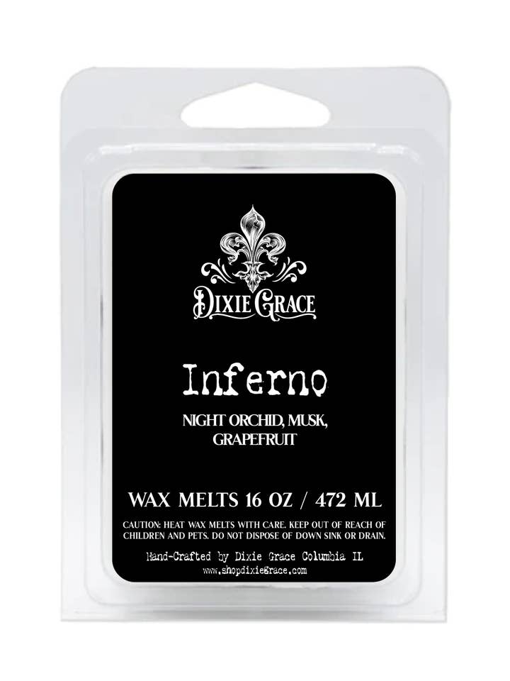 Inferno - 3 oz Wax Melts for wholesale by Dixie Grace