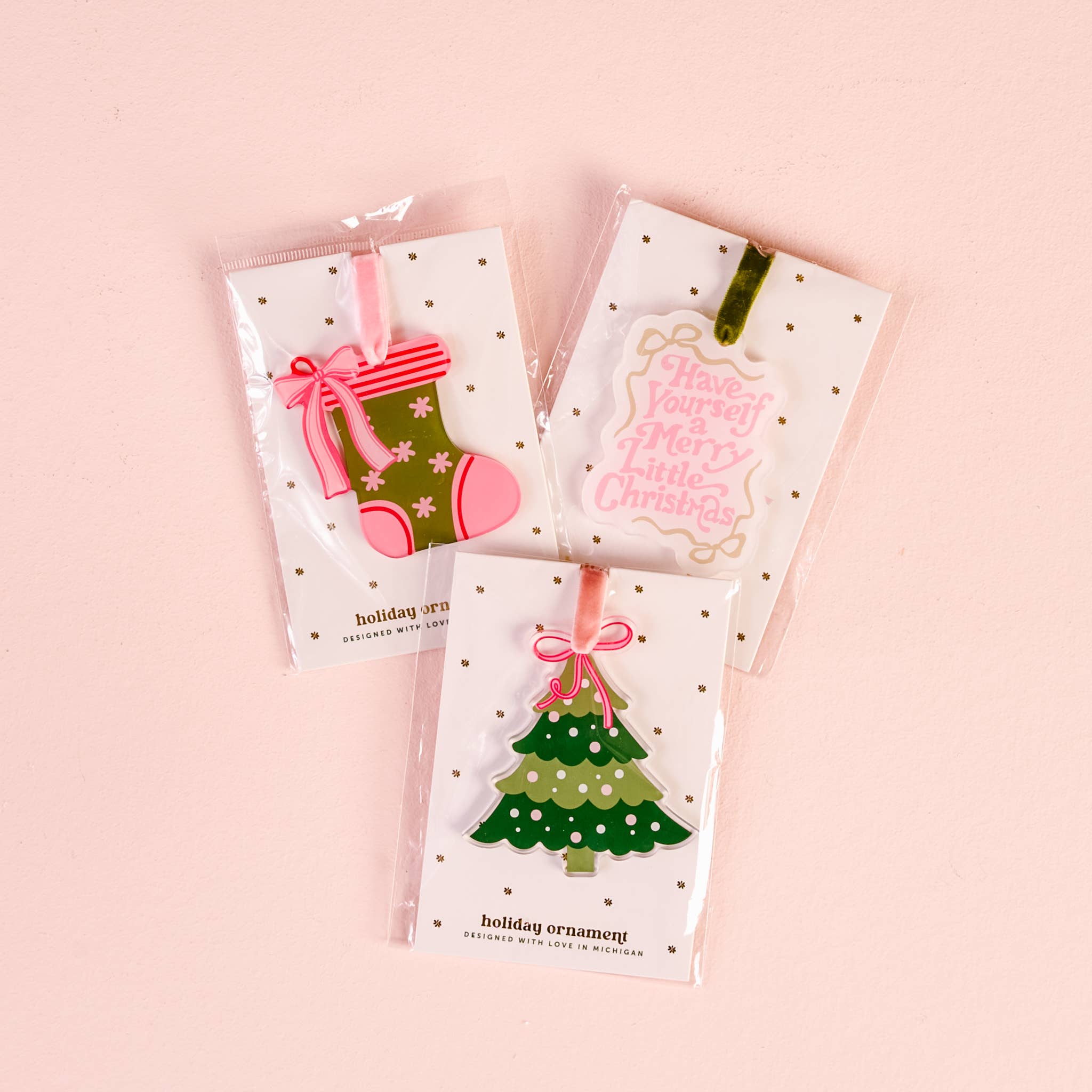 The Darling Effect - Wholesale Ornament - Holiday Tree Ornament-Merry Little Christmas1