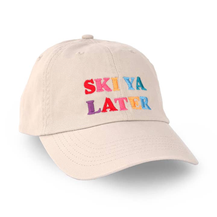 Hoohah - Wholesale Baseball Cap - Unisex - Ski Ya Later Dad Hat