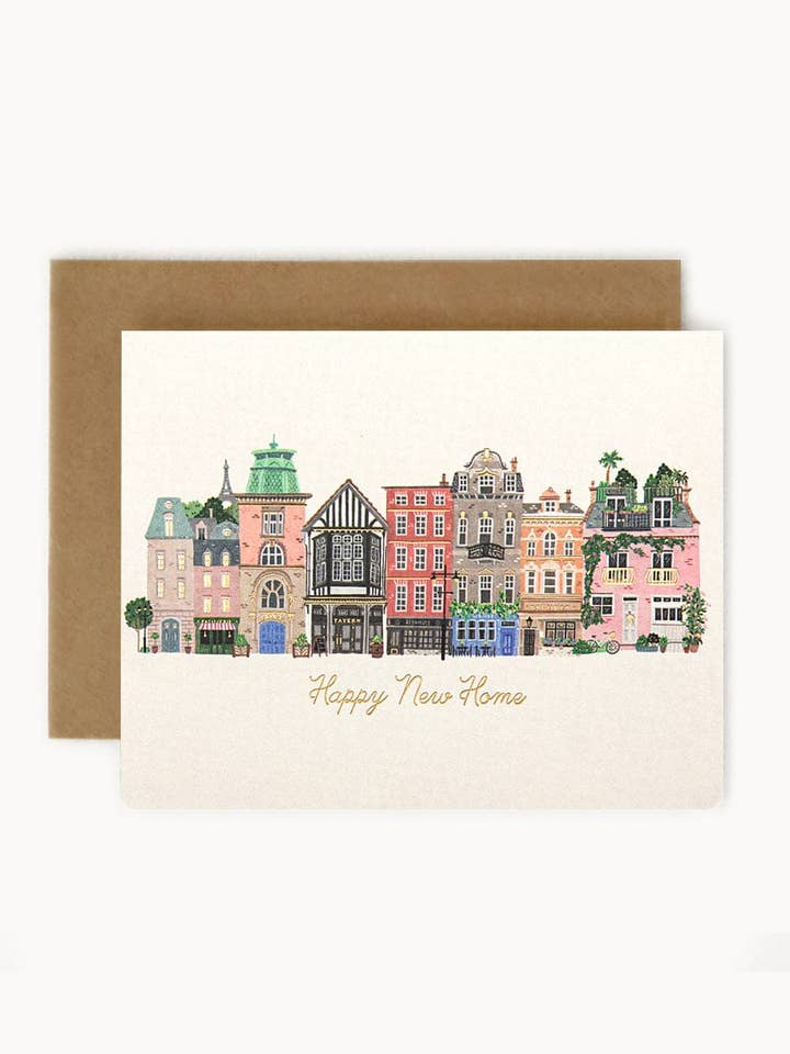 Carte de vœux Happy New Home pour la vente par Bespoke Letterpress