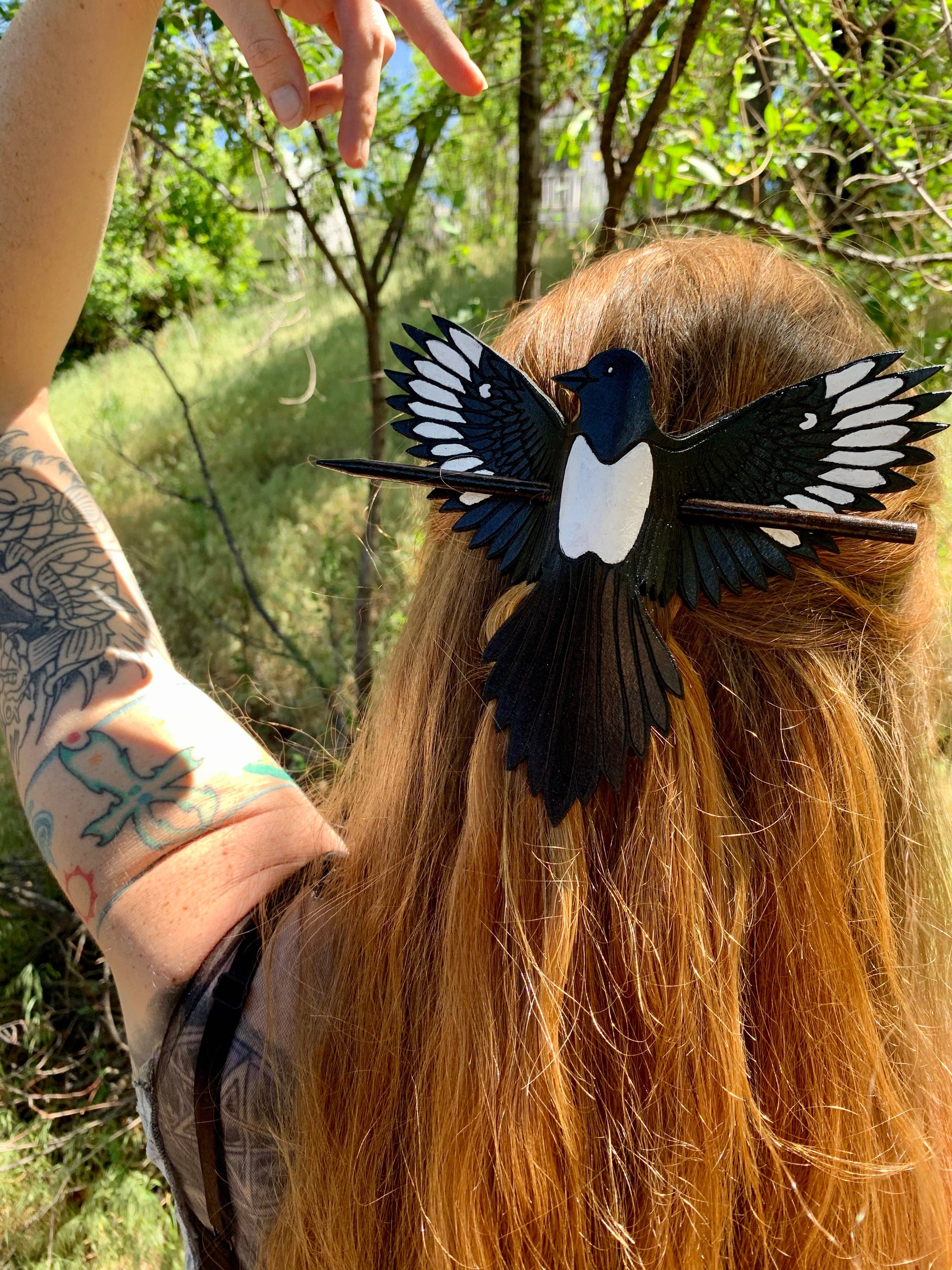 Hart & Horn - Vendita all'ingrosso Fermaglio per capelli - Donna - Scivolo per capelli Magpie3