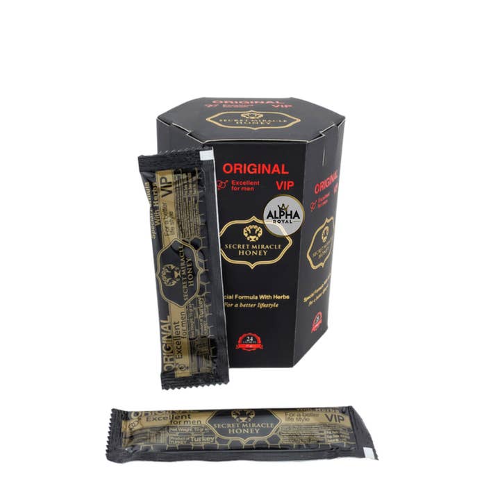 Alpha - Wholesale Honey - Secret Miracle Honey, New Strong Honey, 20g x 24 Sachet
