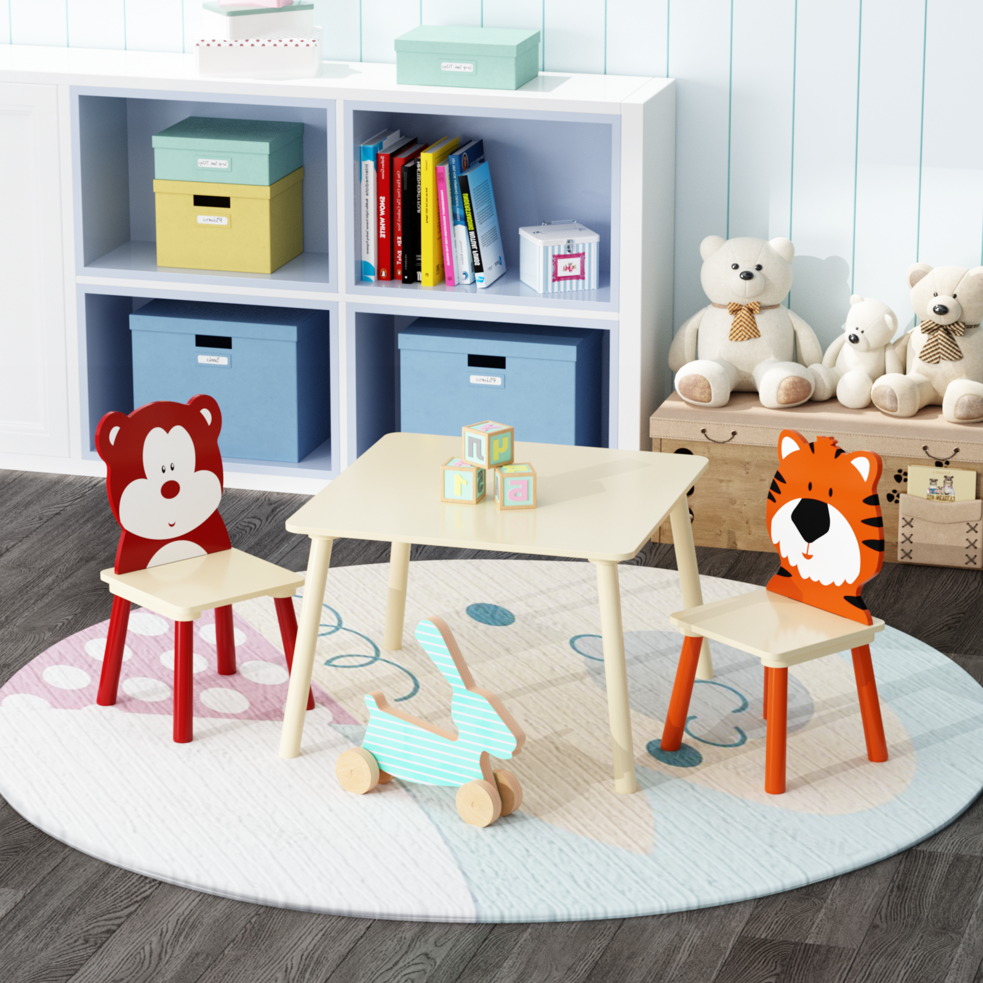 39F Inc. - Wholesale Chair - Kids - Kids Animal-Themed Table and Chair Set, Adorable Design16