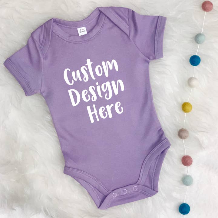 Lovetree Design – wholesale Bodysuit (non-footed) – Baby – Custom Text Babygrow11