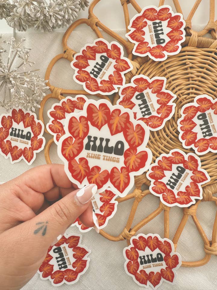 Autocollant en vinyle | Hilo Kine Tings pour la vente par Bujo Bae
