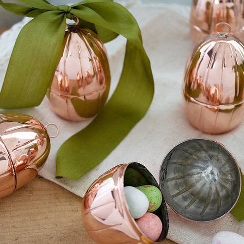 Coppermill Kitchen LLC - Wholesale Ornament - Coppermill Kitchen Vintage Inspired Fluted Egg Ornaments4