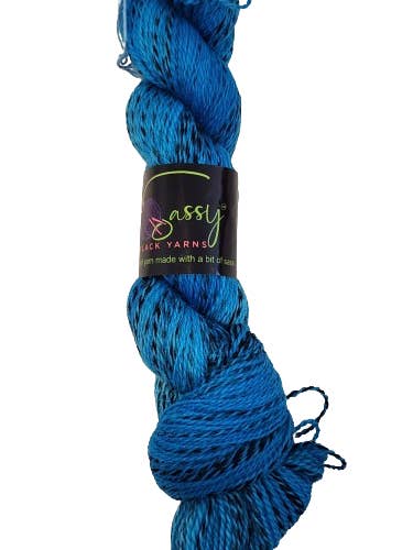 Blueberry Blue ~ Zebra for wholesale by Sassy Black Yarns