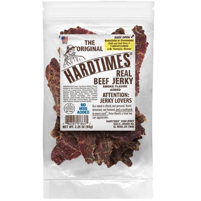 Hard Times Original Beef Jerky 2.25 OZ for wholesale by Cow Crack Wholesale