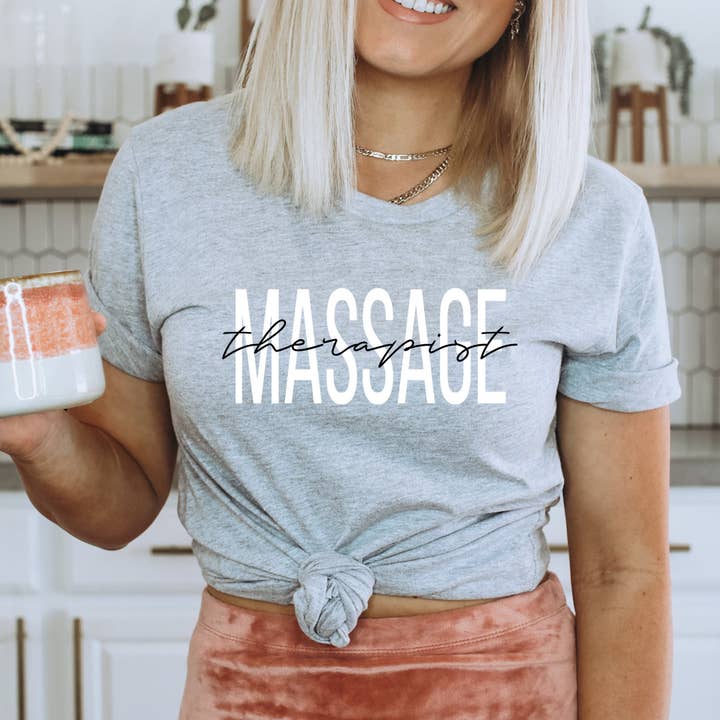 APComfortPrints - Wholesale Screen Printed T-Shirt - Women's - Massage Therapist Shirt5