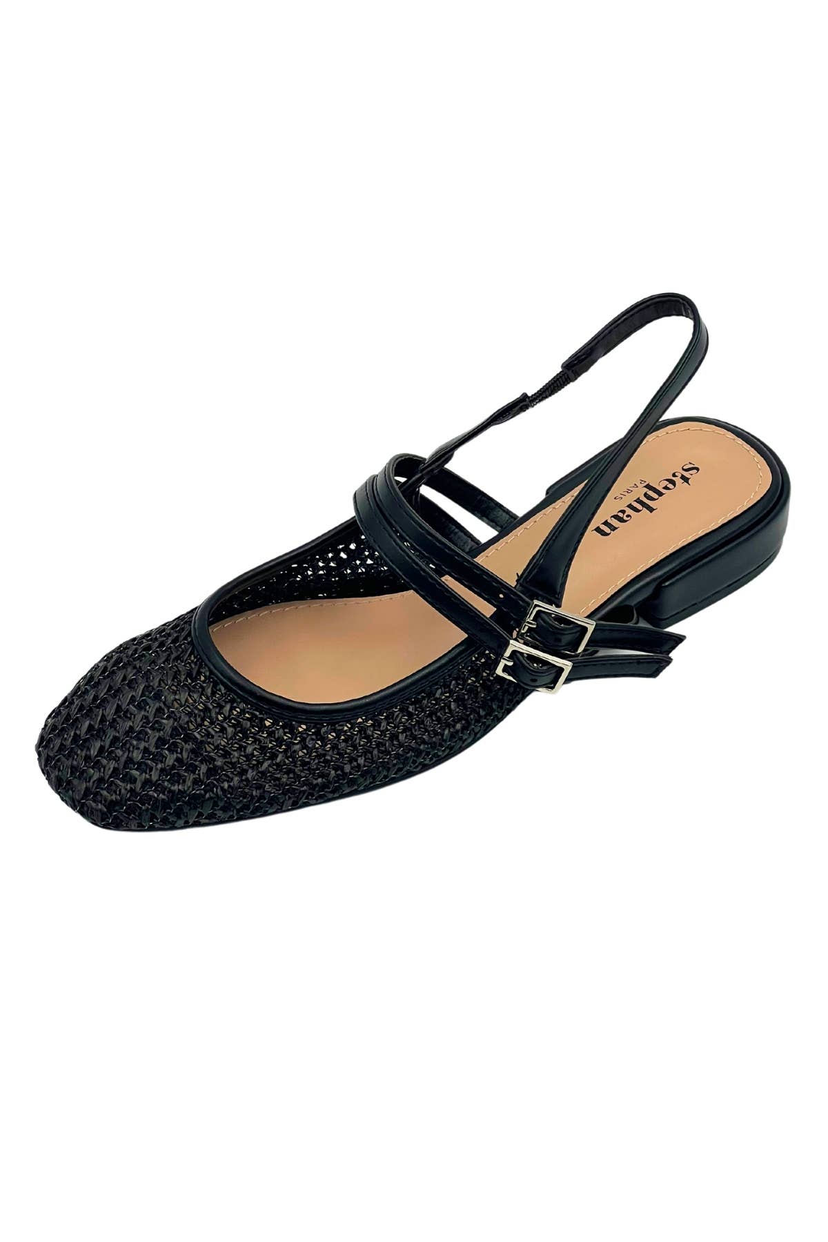 Black Braided Ballet Flats QQ-225 for wholesale on Faire3