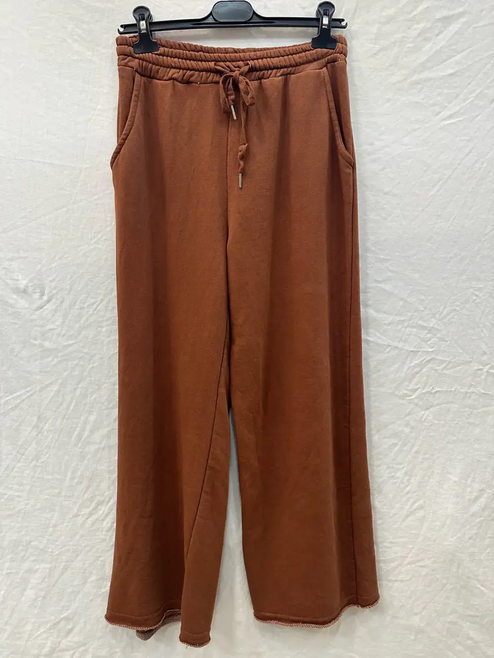 Mimi & Gogo - Wholesale Pants - Women's - Wide cotton thick joggers @36591_JLEpais5