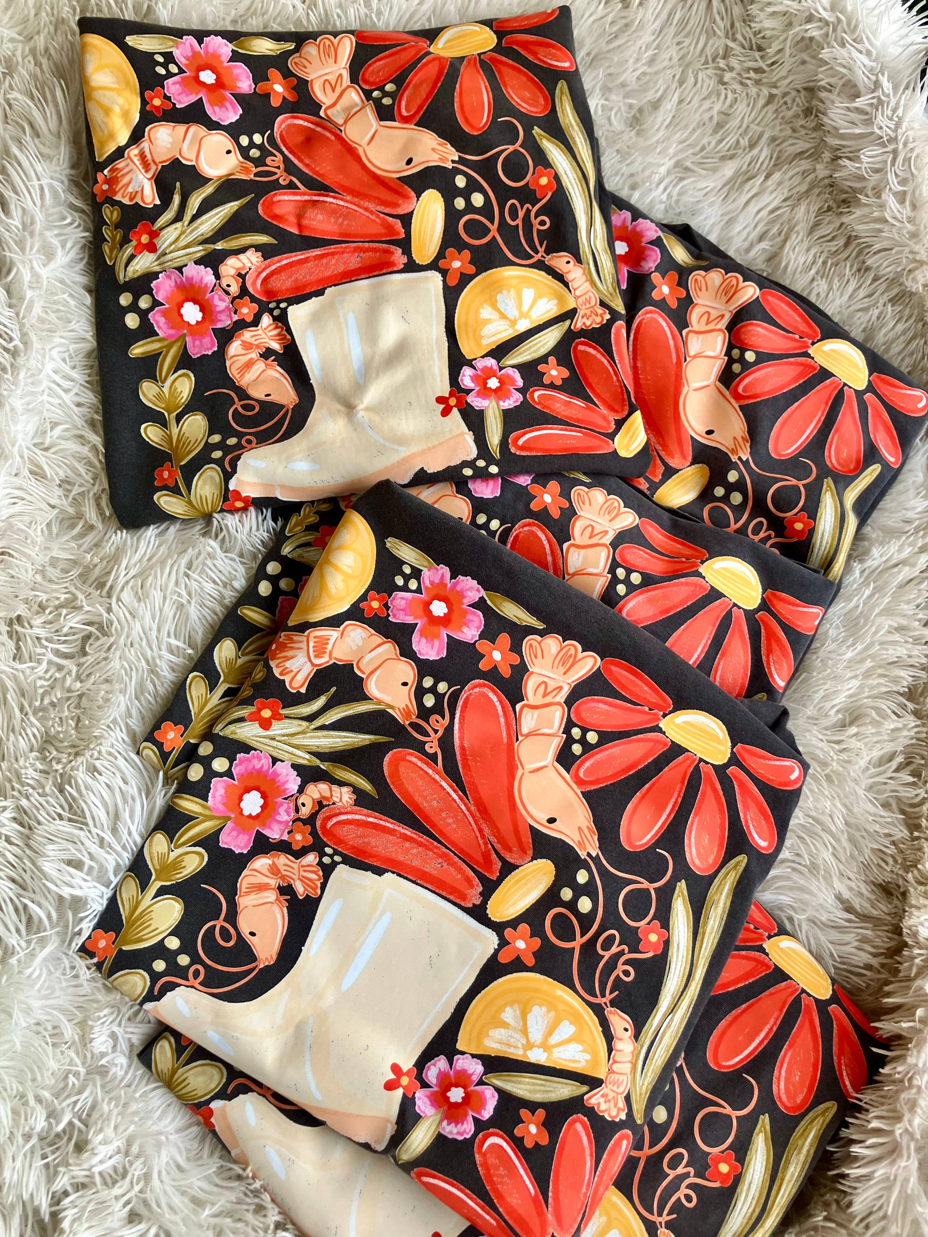 on the Bayou - Wholesale T-Shirt (Graphic) - Unisex - Gulf coast shrimp tee3