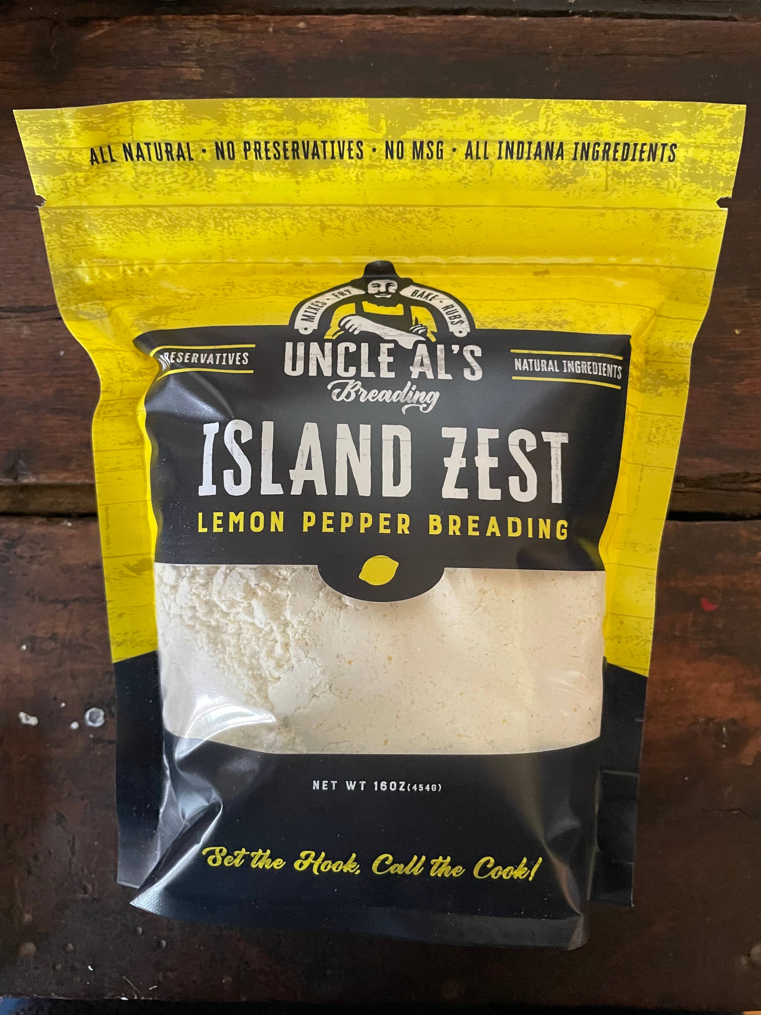 UNCLE ALS BREADING – Großhandel Brotbackmischungen – Island Zest Zitronenpfeffer-Panade1